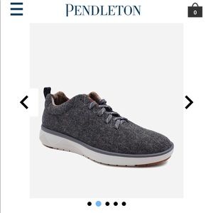 Pendleton Heather Grey Wool Sneaker